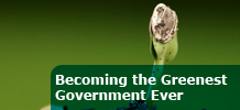 Becoming the Greenest Government Ever